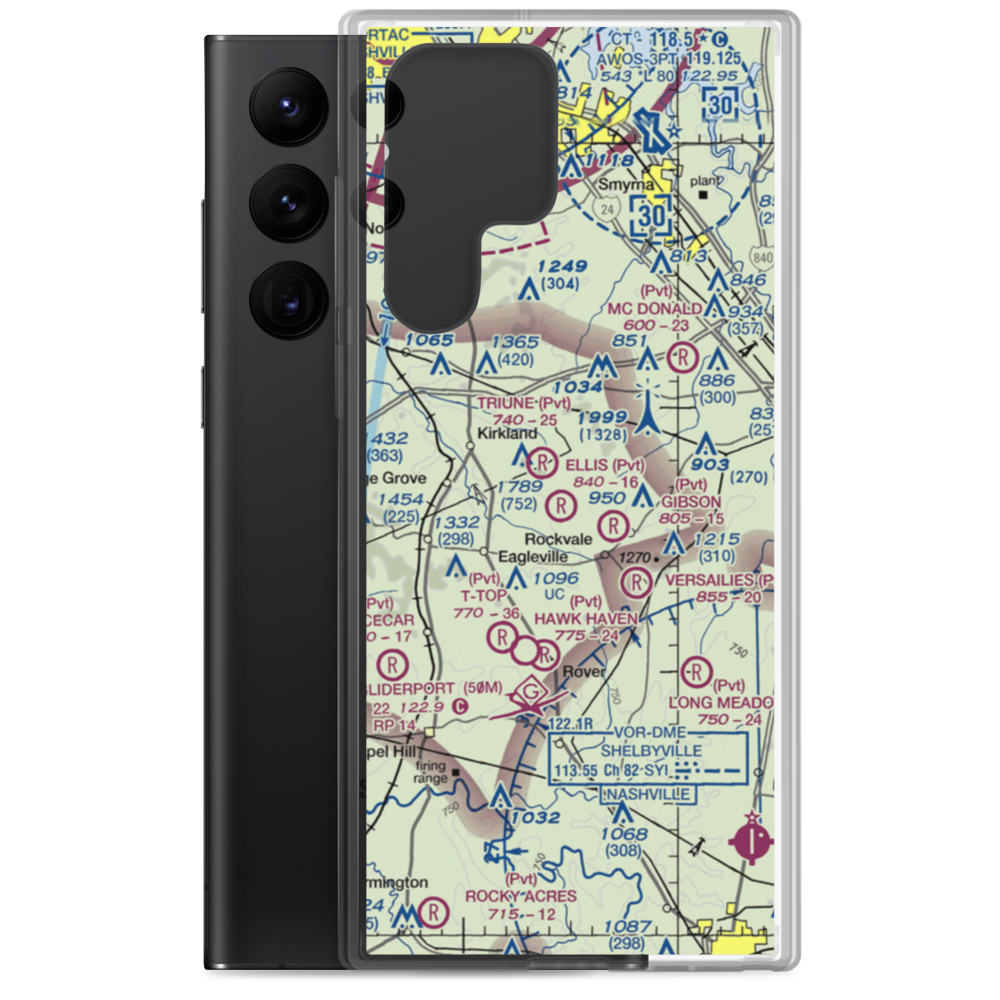 Ellis Field (02TN) VFR Sectional Samsung Case Samsung Galaxy S22 Ultra model shown