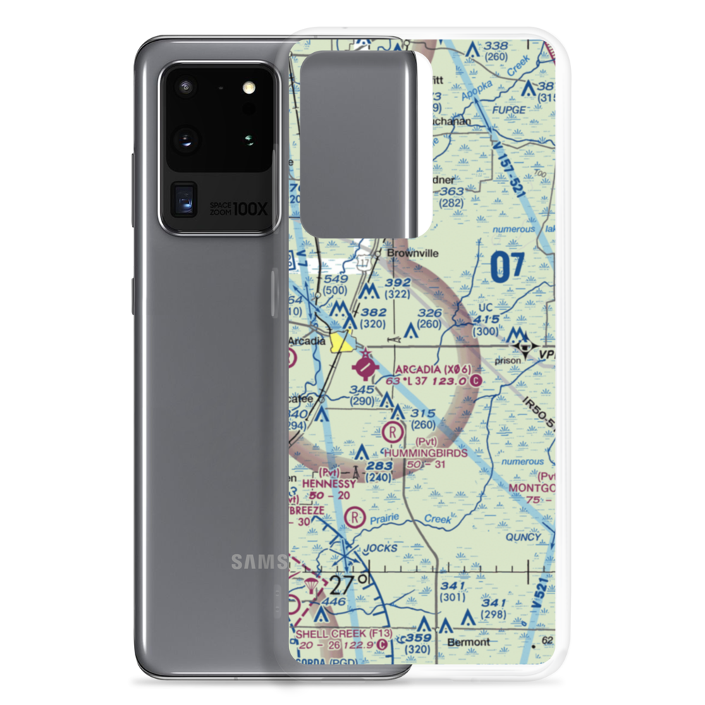 Ellsworth Field (FA27) VFR Sectional Samsung Case Samsung Galaxy S20 Ultra model shown