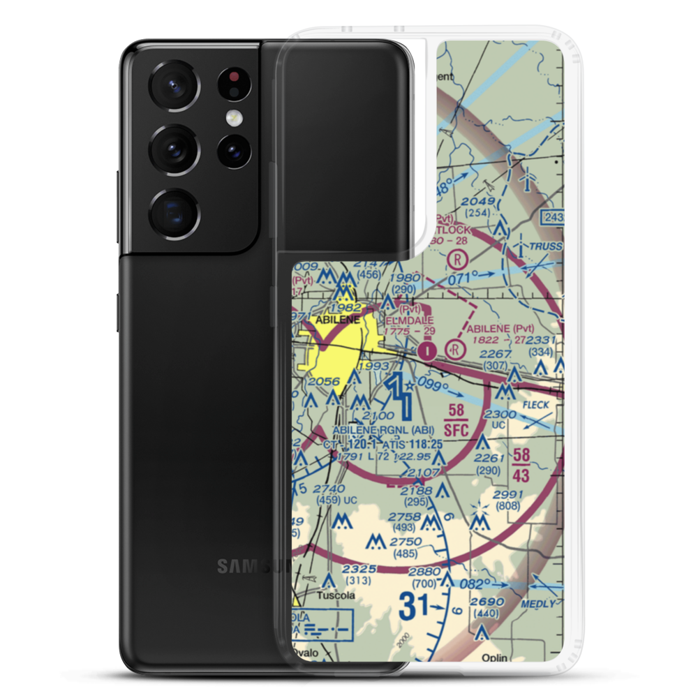 Elmdale Airpark (82TS) VFR Sectional Samsung Case Samsung Galaxy S21 Ultra model shown