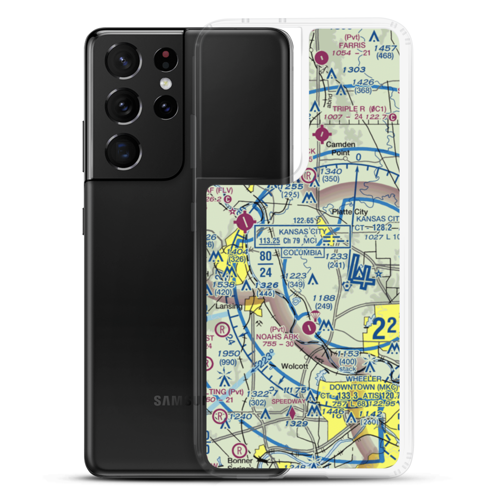 Elton Field (7MO5) VFR Sectional Samsung Case Samsung Galaxy S21 Ultra model shown