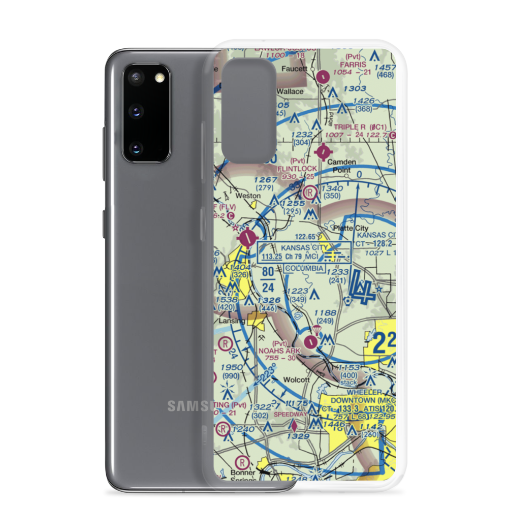 Elton Field (7MO5) VFR Sectional Samsung Case Samsung Galaxy S20 model shown