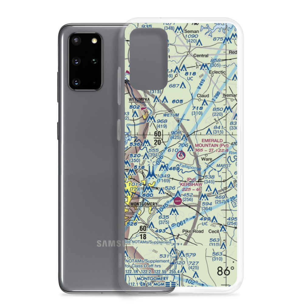 Emerald Mountain Airport (2AL3) VFR Sectional Samsung Case Samsung Galaxy S20 Plus model shown