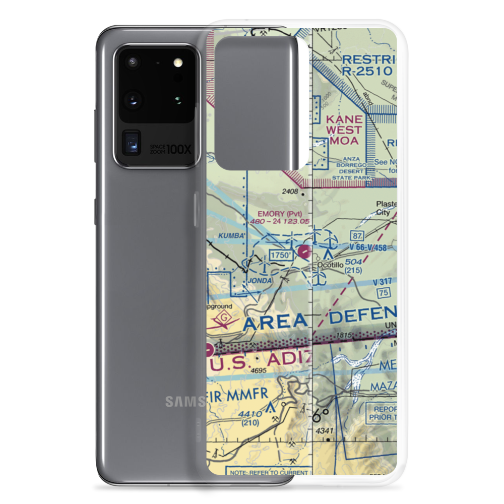 Emory Ranch Airport (0CA6) VFR Sectional Samsung Case Samsung Galaxy S20 Ultra model shown