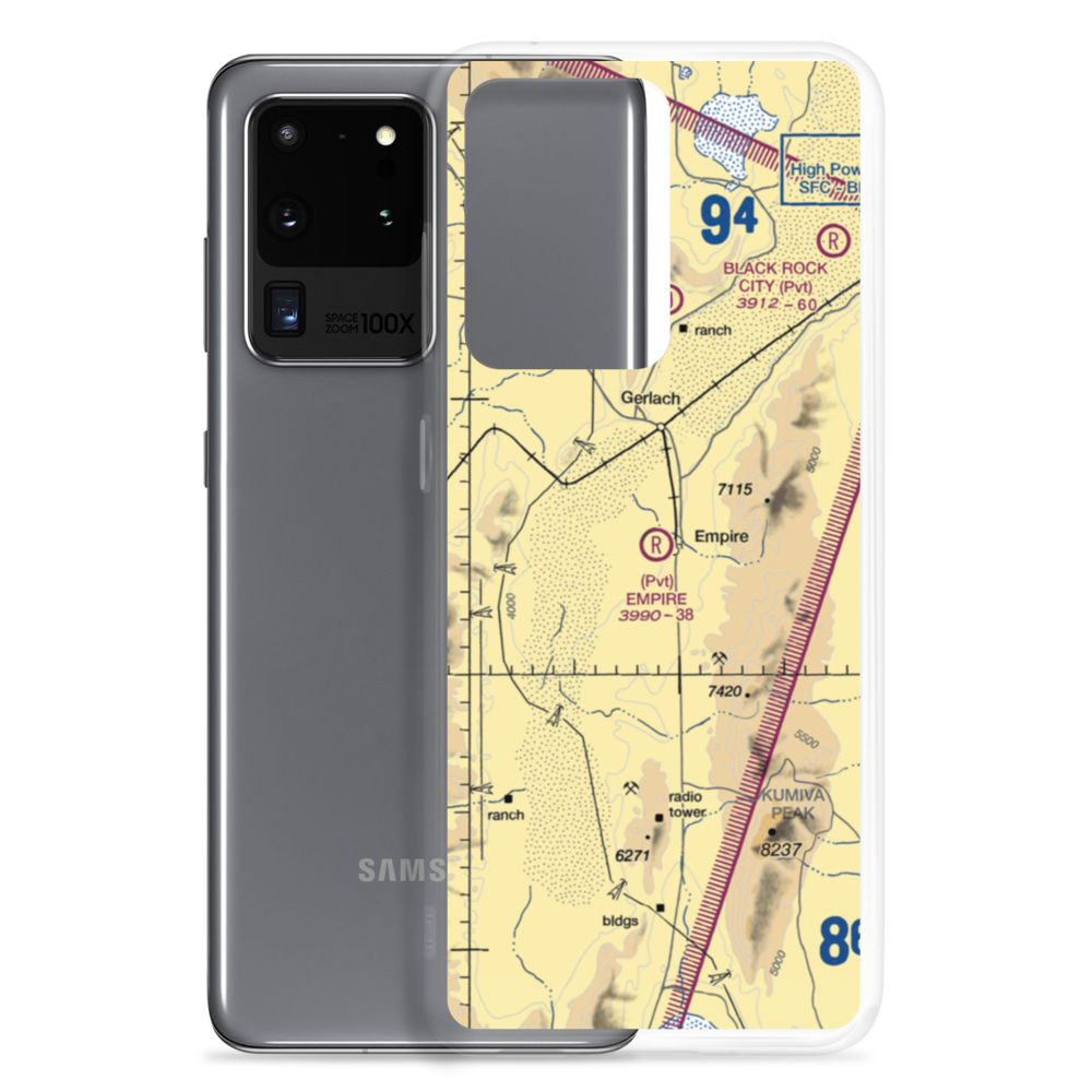 Empire Airport (18NV) VFR Sectional Samsung Case Samsung Galaxy S20 Ultra model shown