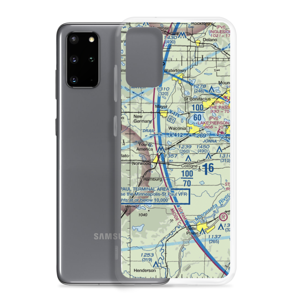 Empire Farm Strip (MN15) VFR Sectional Samsung Case Samsung Galaxy S20 Plus model shown