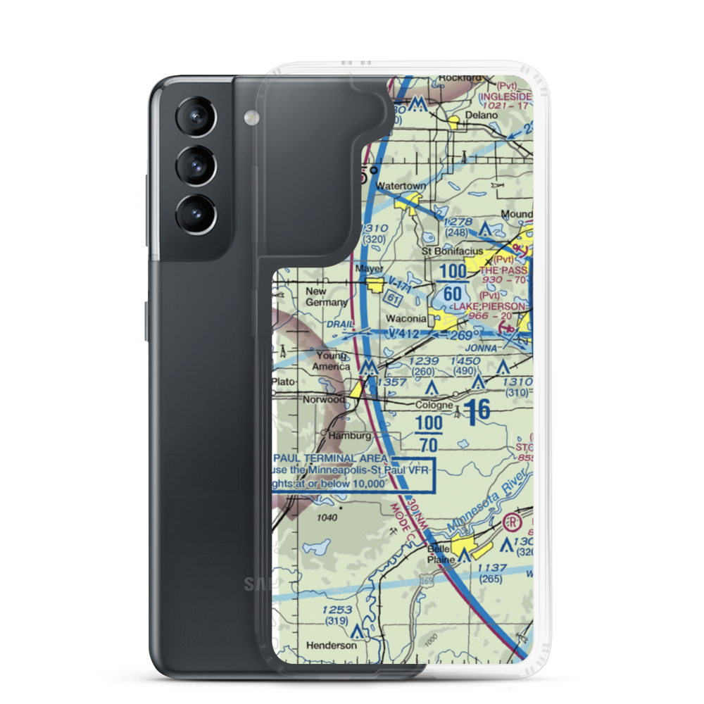 Empire Farm Strip (MN15) VFR Sectional Samsung Case Samsung Galaxy S21 model shown