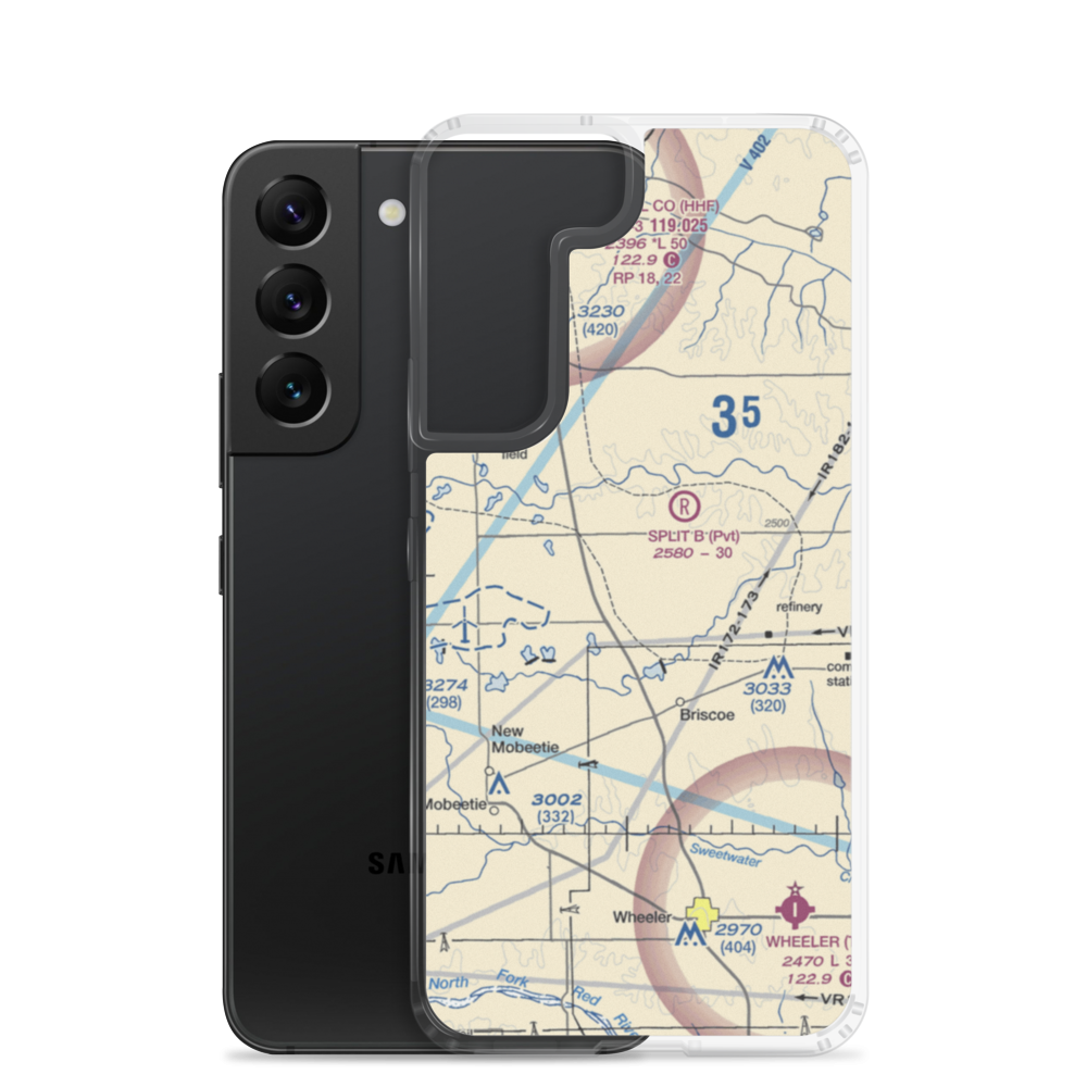En Gedi Ranch Airport (XA96) VFR Sectional Samsung Case Samsung Galaxy S22 model shown