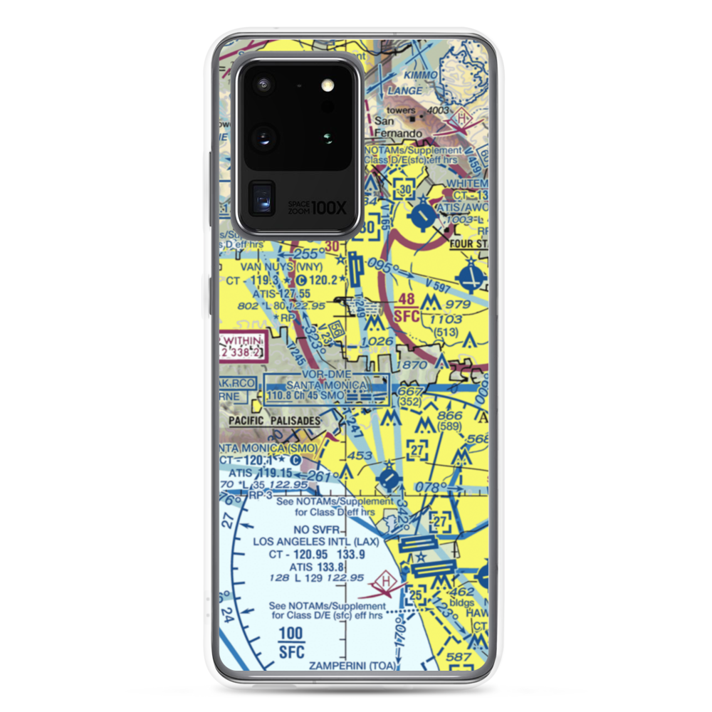 Engine Co Nr 109 Heliport (61L) VFR Sectional Samsung Case Samsung Galaxy S20 Ultra model shown