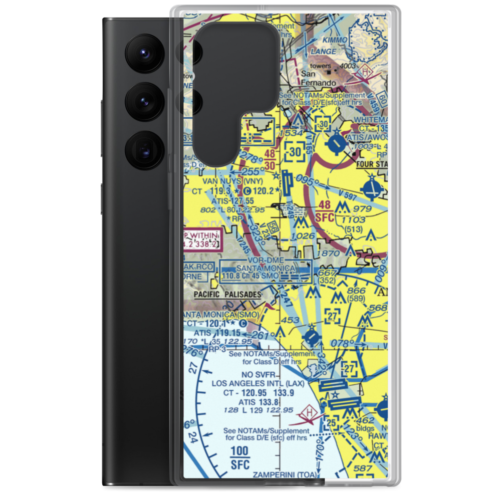 Engine Co Nr 109 Heliport (61L) VFR Sectional Samsung Case Samsung Galaxy S22 Ultra model shown