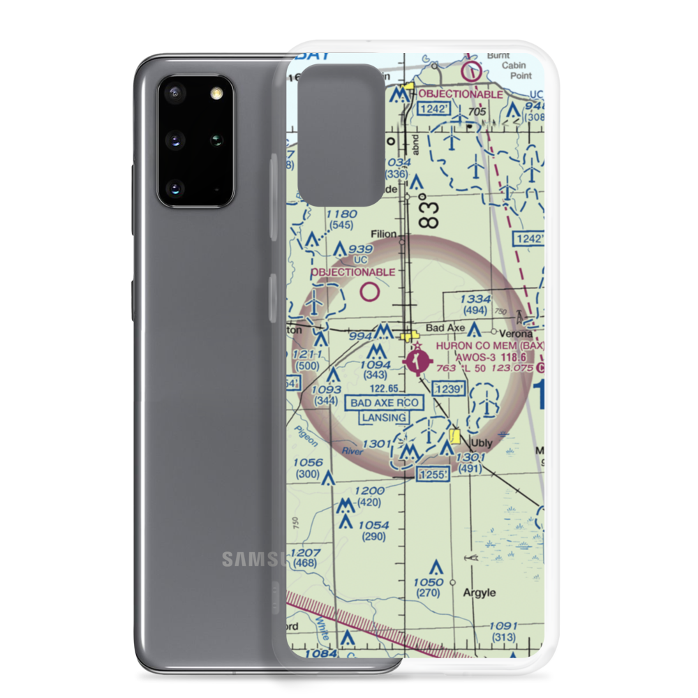 Engler Field airport (E53) VFR Sectional Samsung Case Samsung Galaxy S20 Plus model shown