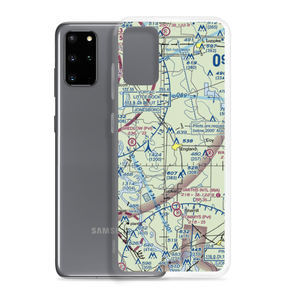 Enlgand ag strip (5MZ) VFR Sectional Samsung Case Samsung Galaxy S20 Plus model shown