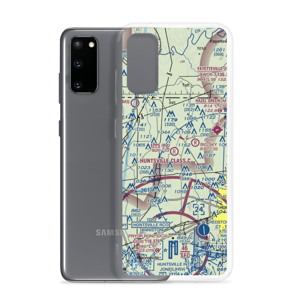 Epps Airpark (00AL) VFR Sectional Samsung Case Samsung Galaxy S20 model shown