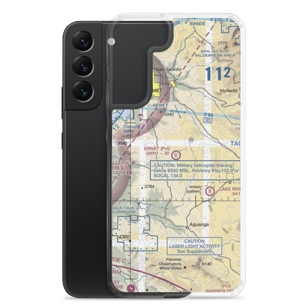 Ernst Field (86CL) VFR Sectional Samsung Case Samsung Galaxy S22 Plus model shown