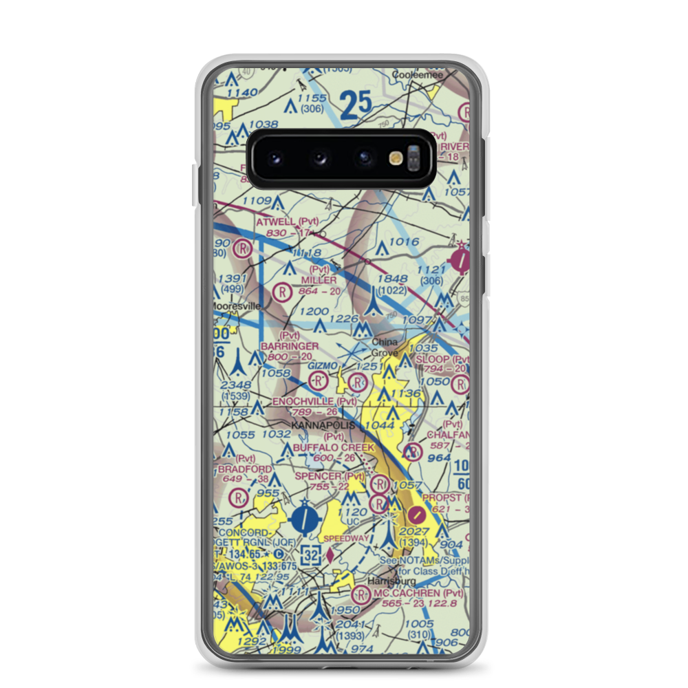 Ervin Airfield (50NC) VFR Sectional Samsung Case Samsung Galaxy S10 model shown