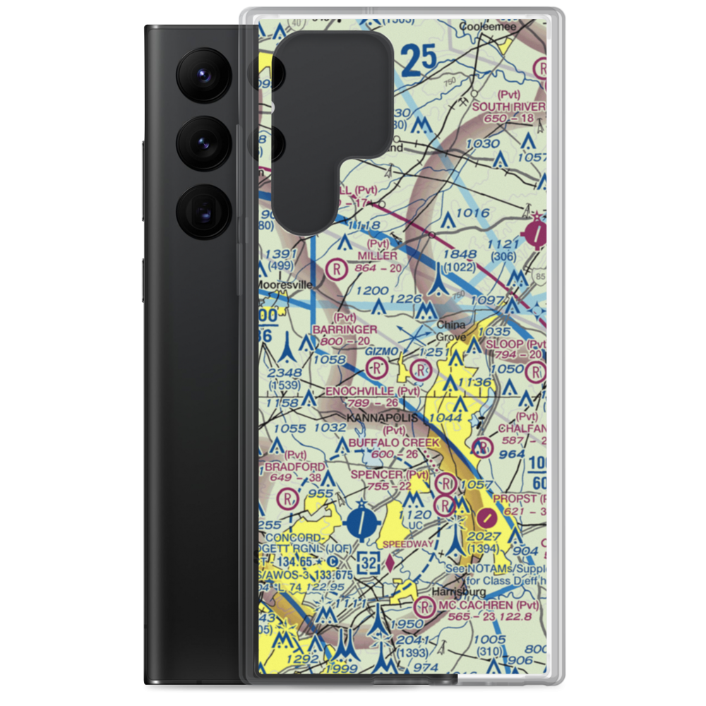 Ervin Airfield (50NC) VFR Sectional Samsung Case Samsung Galaxy S22 Ultra model shown