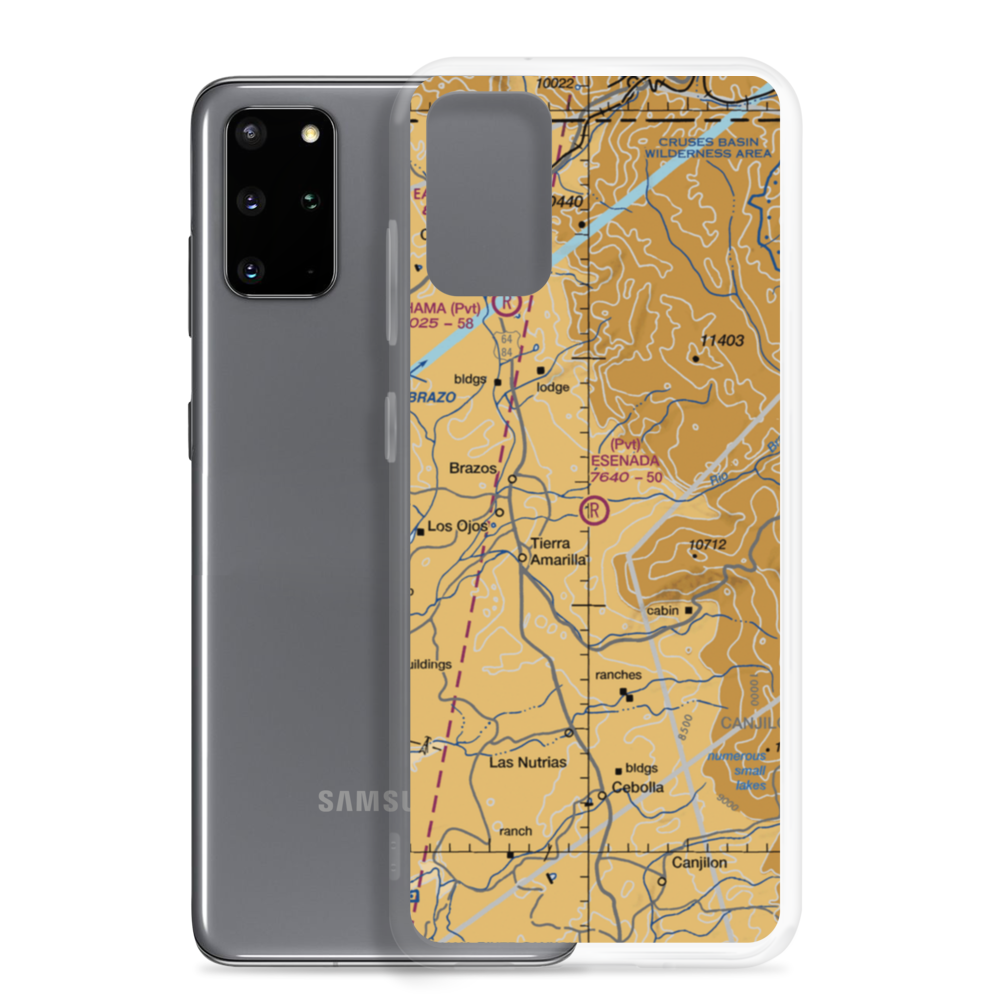 Esenada Airport (NM48) VFR Sectional Samsung Case Samsung Galaxy S20 Plus model shown