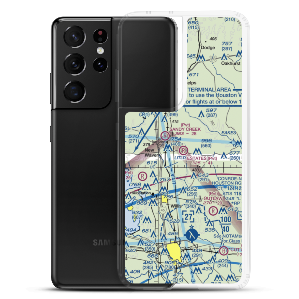 Estates Airpark (XS09) VFR Sectional Samsung Case Samsung Galaxy S21 Ultra model shown
