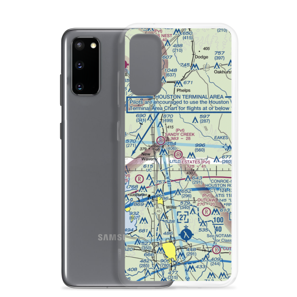 Estates Airpark (XS09) VFR Sectional Samsung Case Samsung Galaxy S20 model shown
