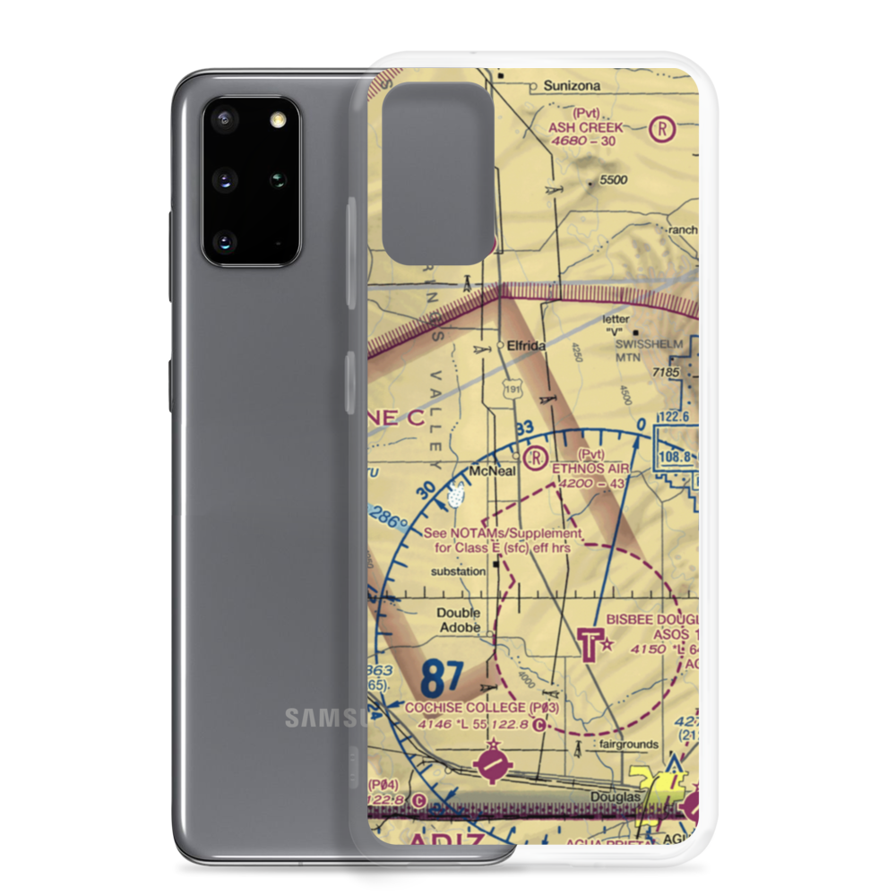 Ethnos Air Airport (2AZ9) VFR Sectional Samsung Case Samsung Galaxy S20 Plus model shown