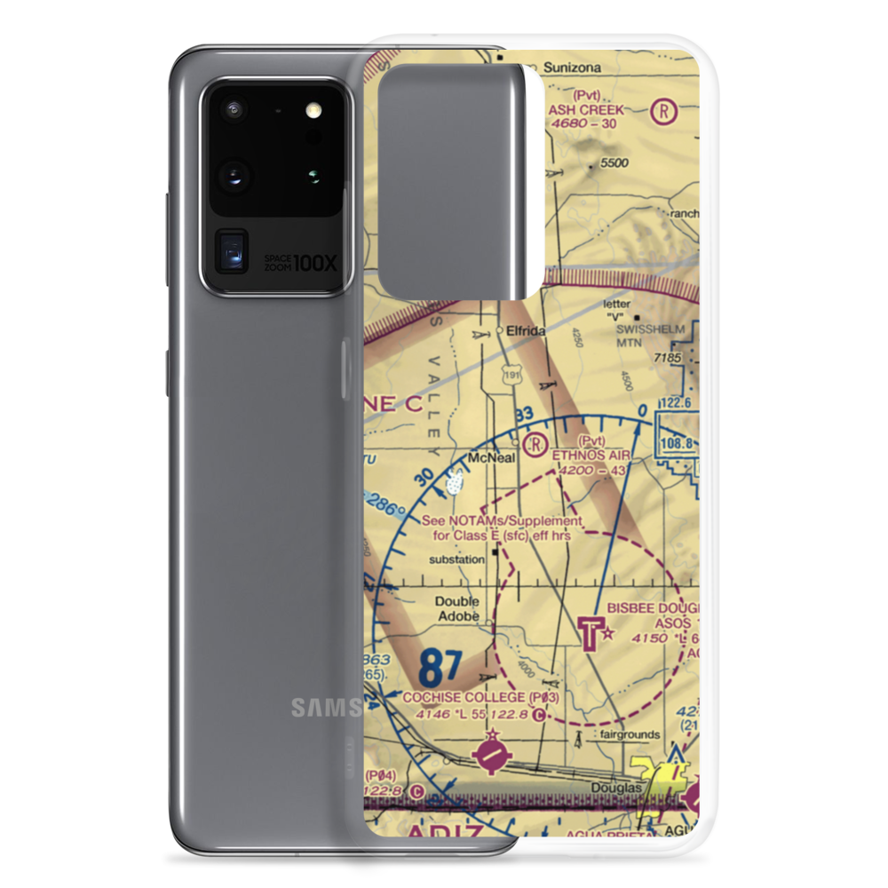 Ethnos Air Airport (2AZ9) VFR Sectional Samsung Case Samsung Galaxy S20 Ultra model shown