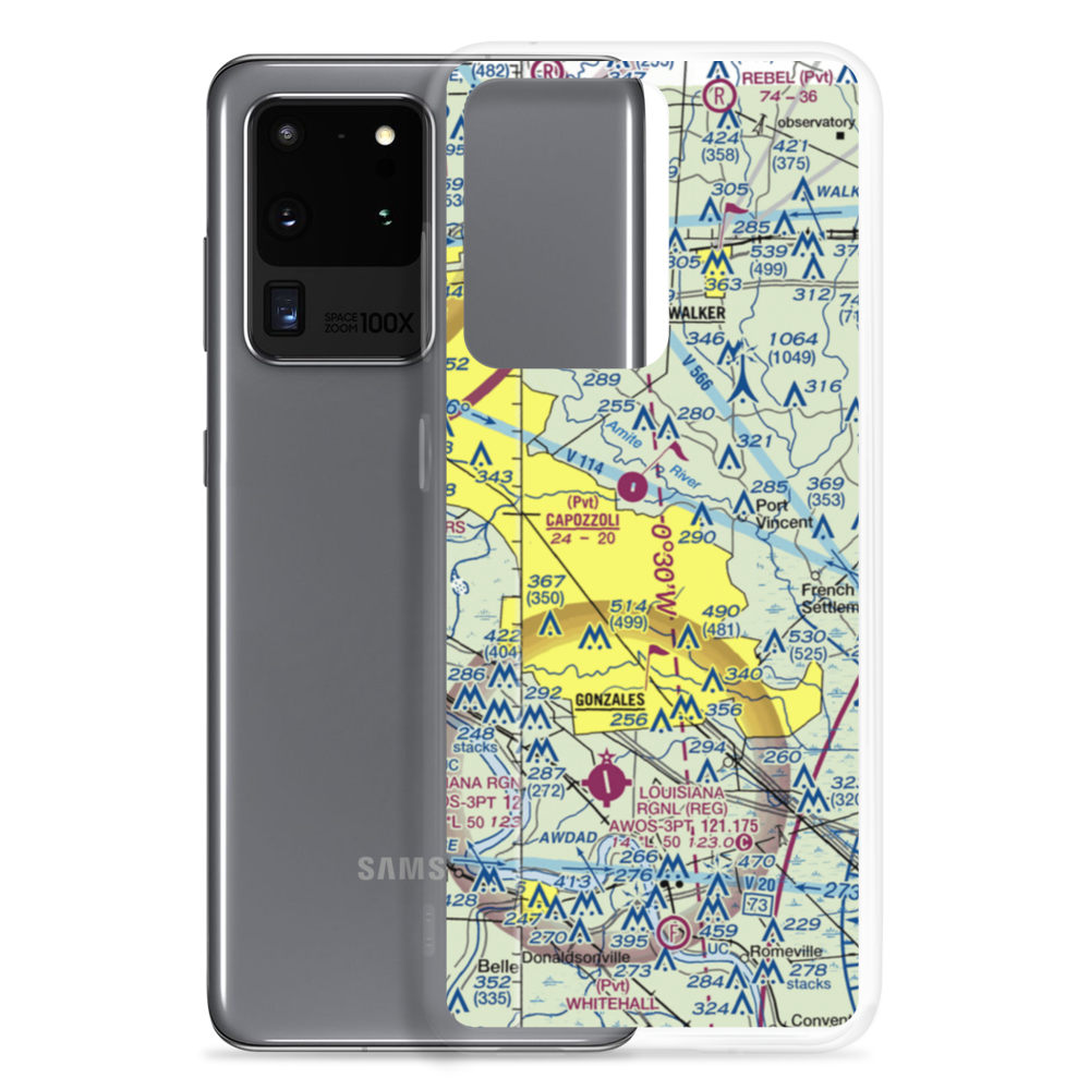 Evan Airport (US-0427) VFR Sectional Samsung Case Samsung Galaxy S20 Ultra model shown