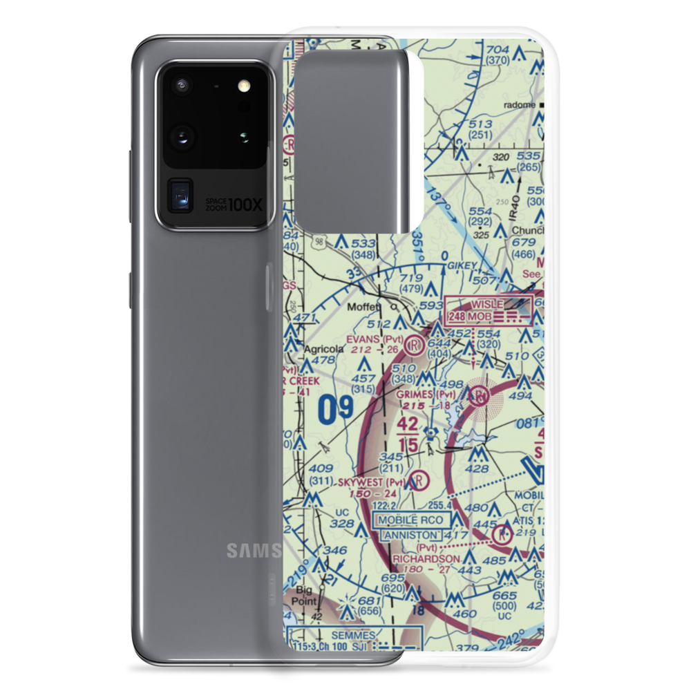 Evans Field (AL94) VFR Sectional Samsung Case Samsung Galaxy S20 Ultra model shown