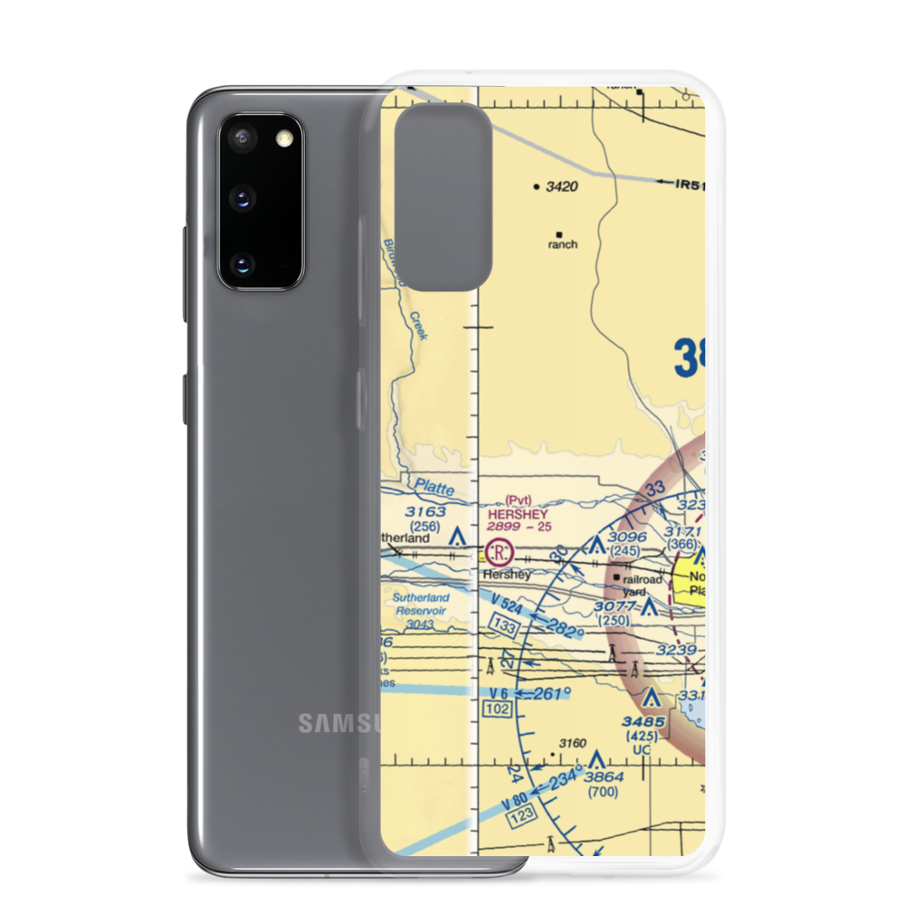 Evans Ranch Airport (34NE) VFR Sectional Samsung Case Samsung Galaxy S20 model shown