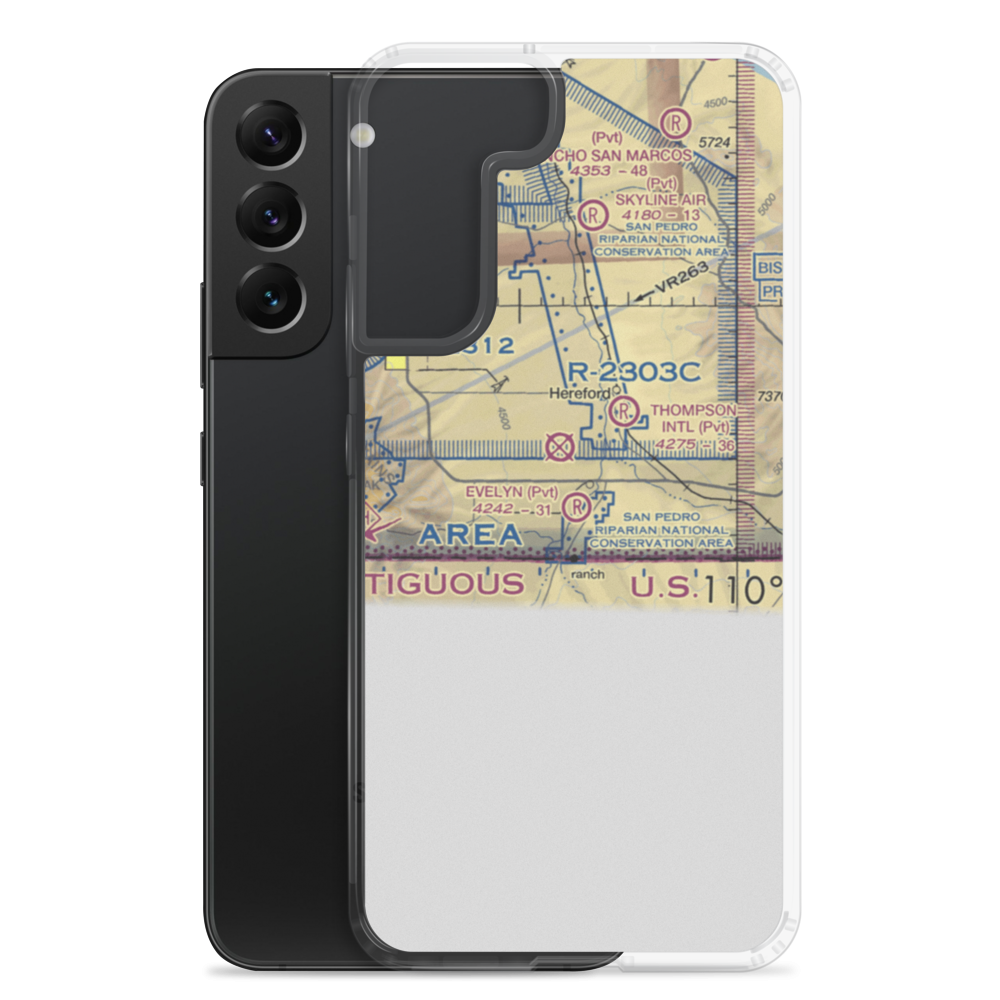 Evelyn Field (AZ26) VFR Sectional Samsung Case Samsung Galaxy S22 Plus model shown