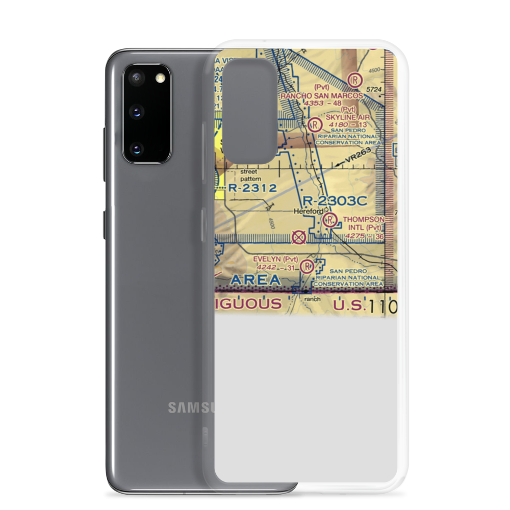 Evelyn Field (AZ26) VFR Sectional Samsung Case Samsung Galaxy S20 model shown