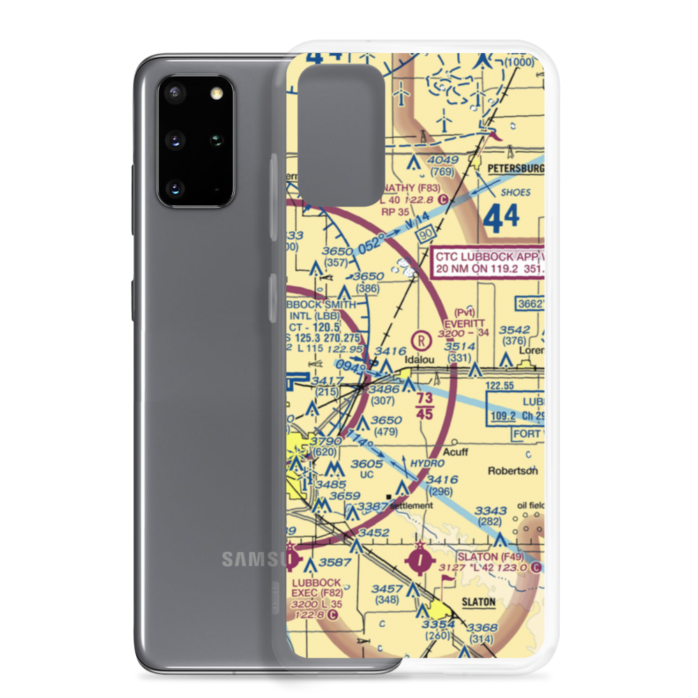 Everitt Airport (2TX6) VFR Sectional Samsung Case Samsung Galaxy S20 Plus model shown