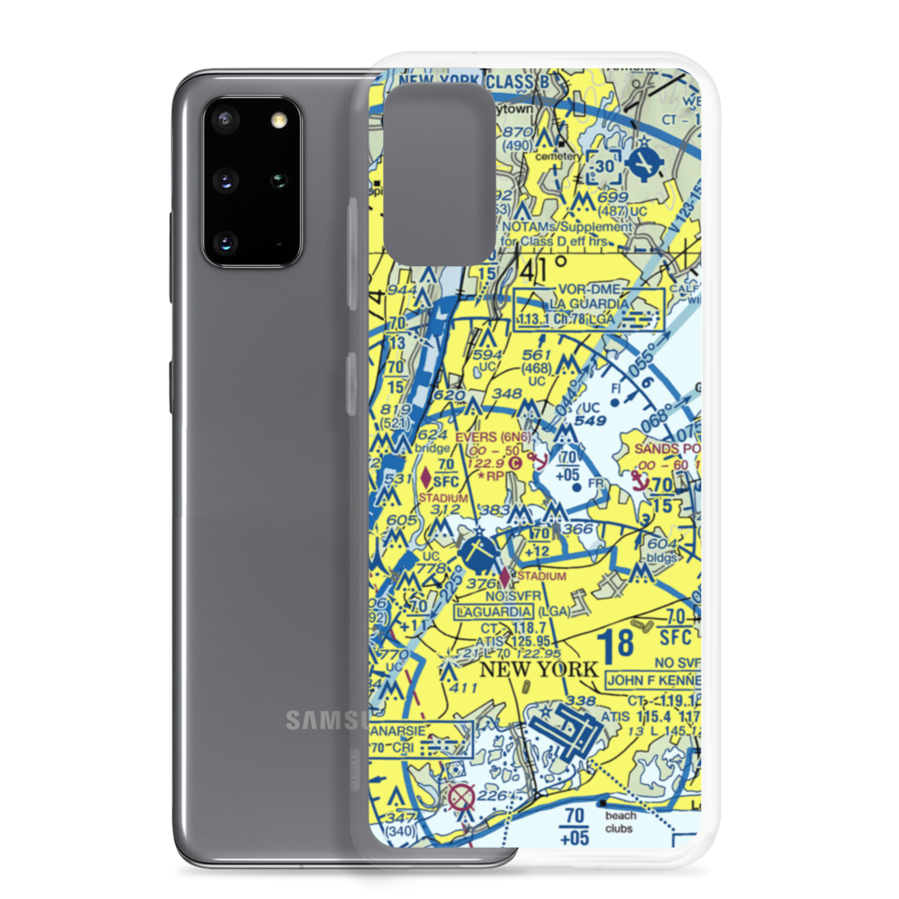 Evers Seaplane Base (6N6) VFR Sectional Samsung Case Samsung Galaxy S20 Plus model shown