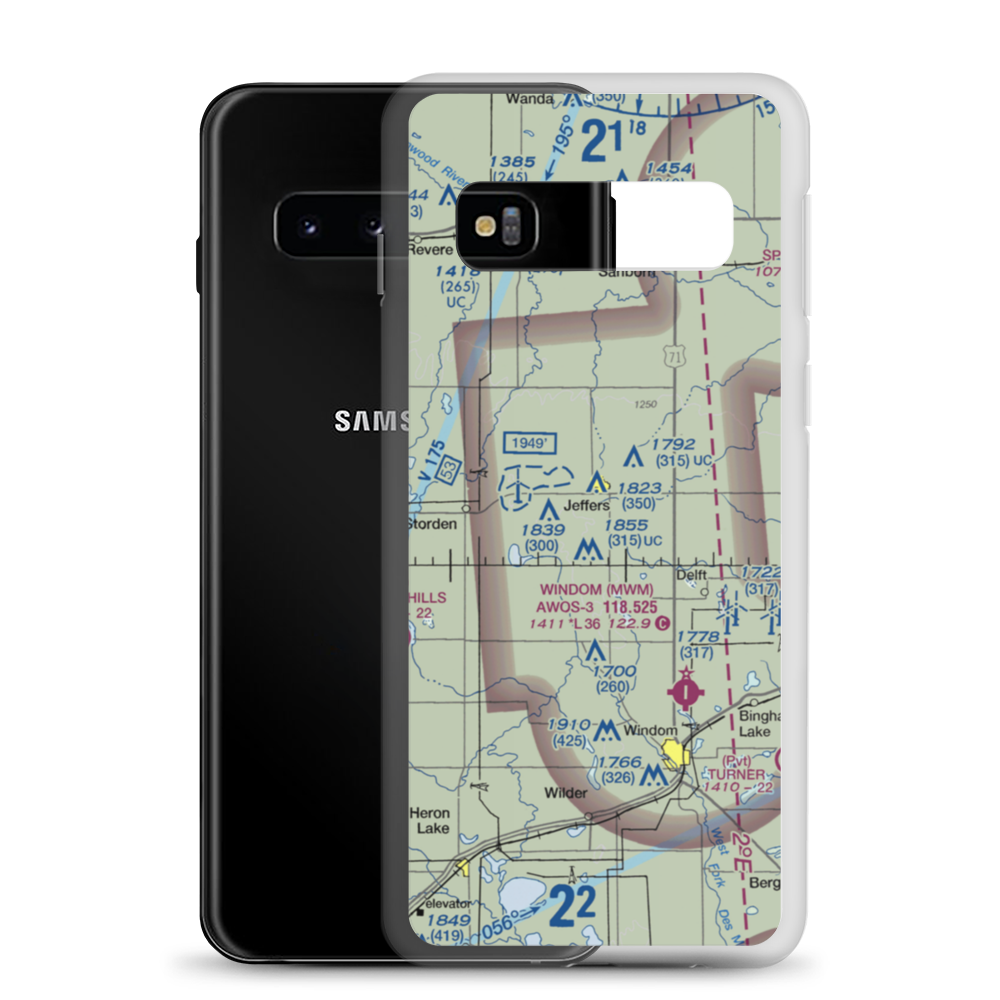 Ewen Landing Field (81MN) VFR Sectional Samsung Case Samsung Galaxy S10 model shown