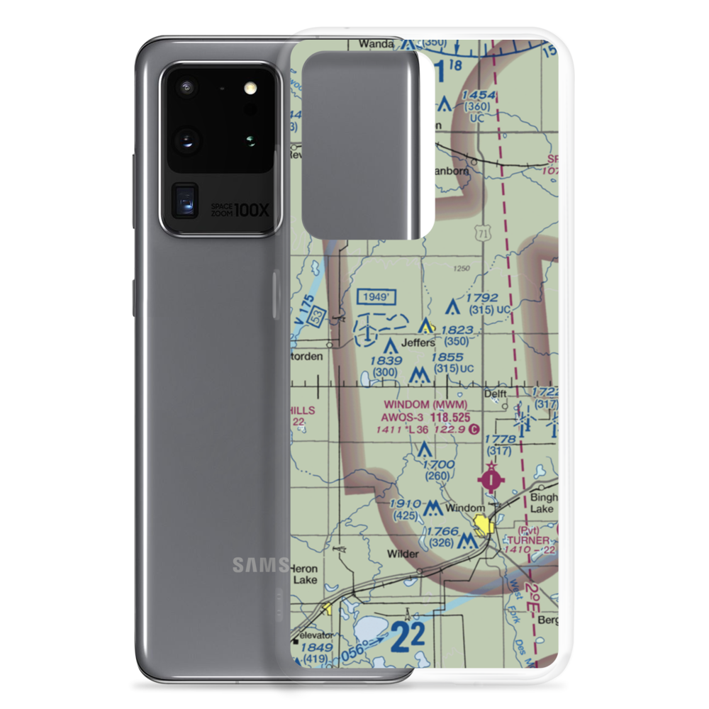 Ewen Landing Field (81MN) VFR Sectional Samsung Case Samsung Galaxy S20 Ultra model shown