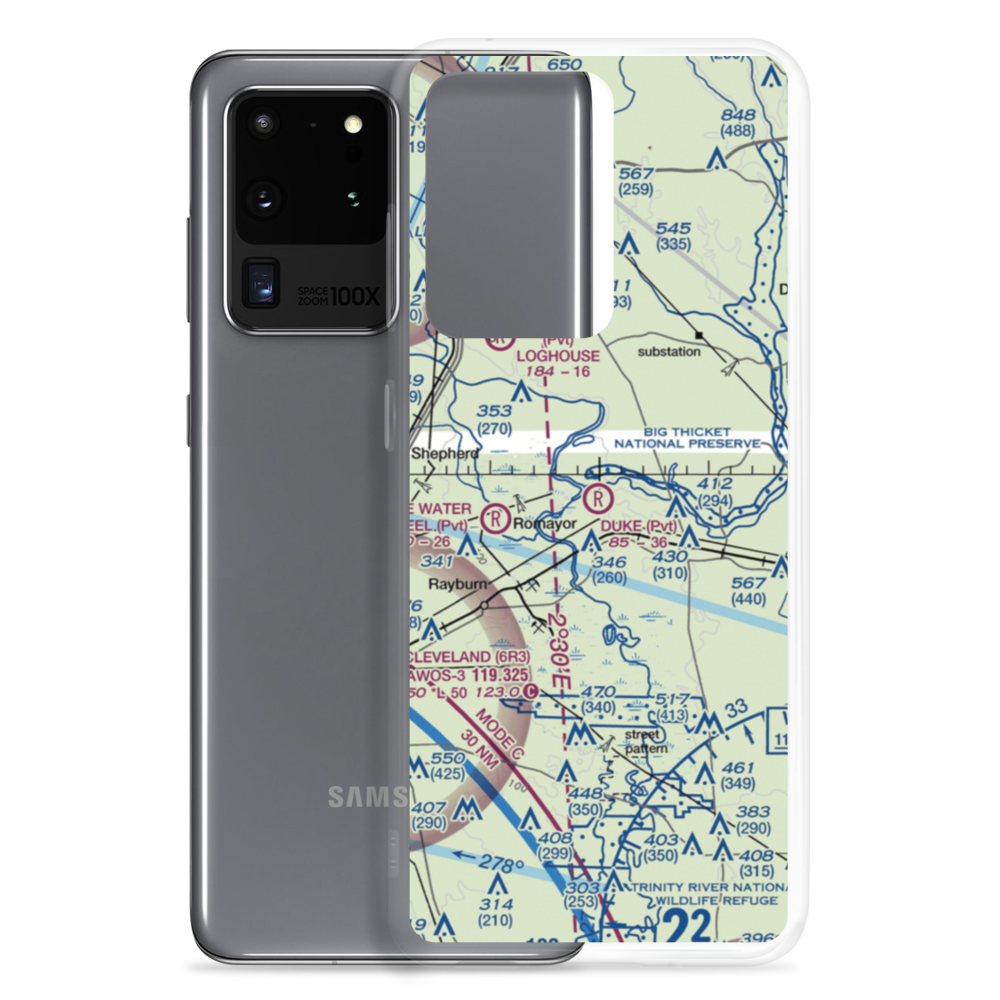 F R Duke Farm Airport (XS72) VFR Sectional Samsung Case Samsung Galaxy S20 Ultra model shown