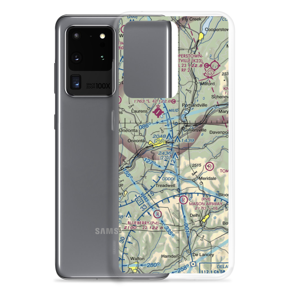 F&F Airpark Airport (NY25) VFR Sectional Samsung Case Samsung Galaxy S20 Ultra model shown