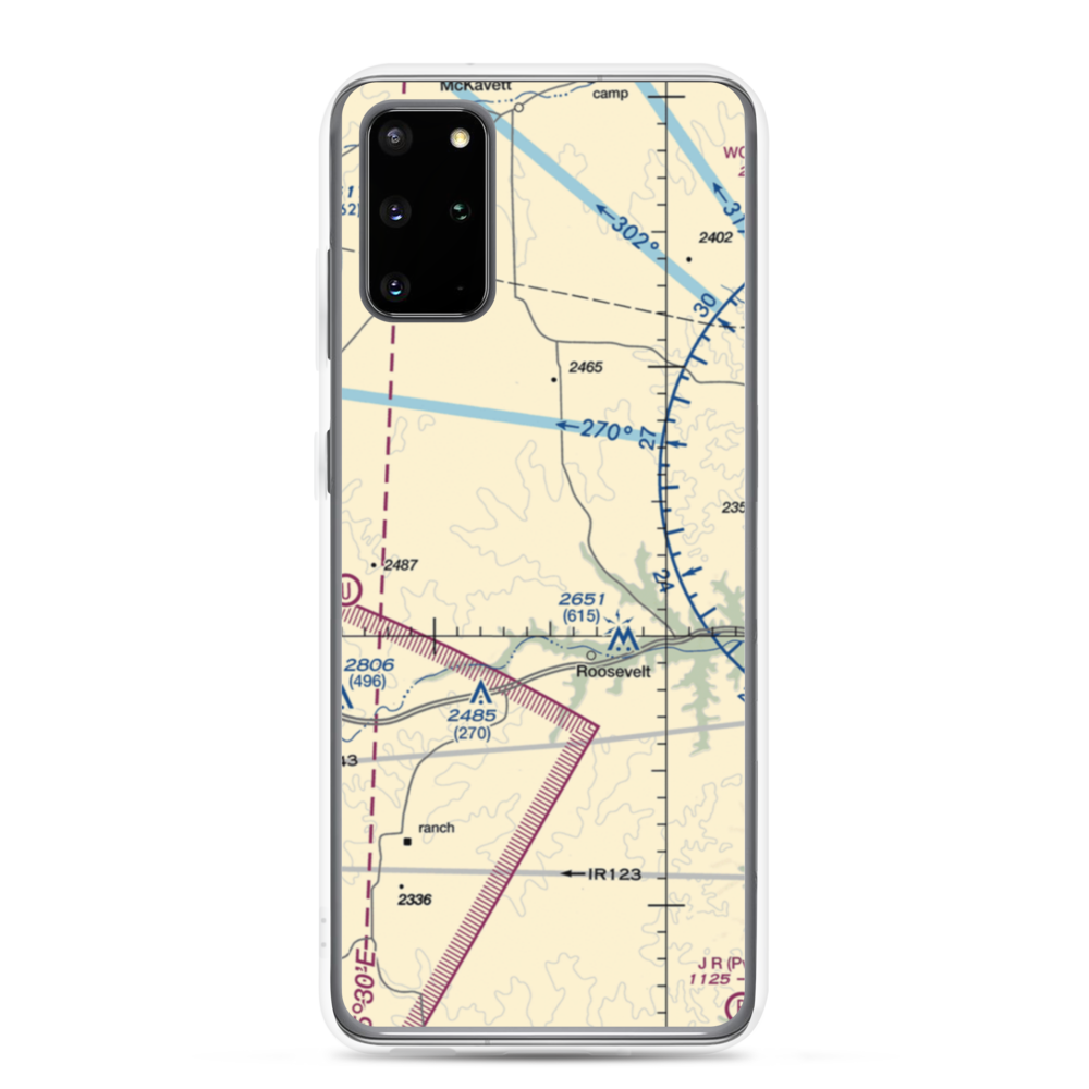 F-6 Ranch Air Field (US-0137) VFR Sectional Samsung Case Samsung Galaxy S20 Plus model shown