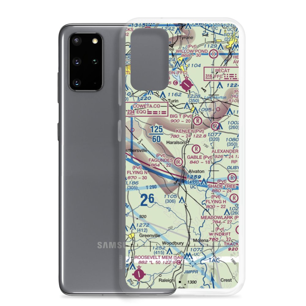 Fagundes Field (6GA1) VFR Sectional Samsung Case Samsung Galaxy S20 Plus model shown