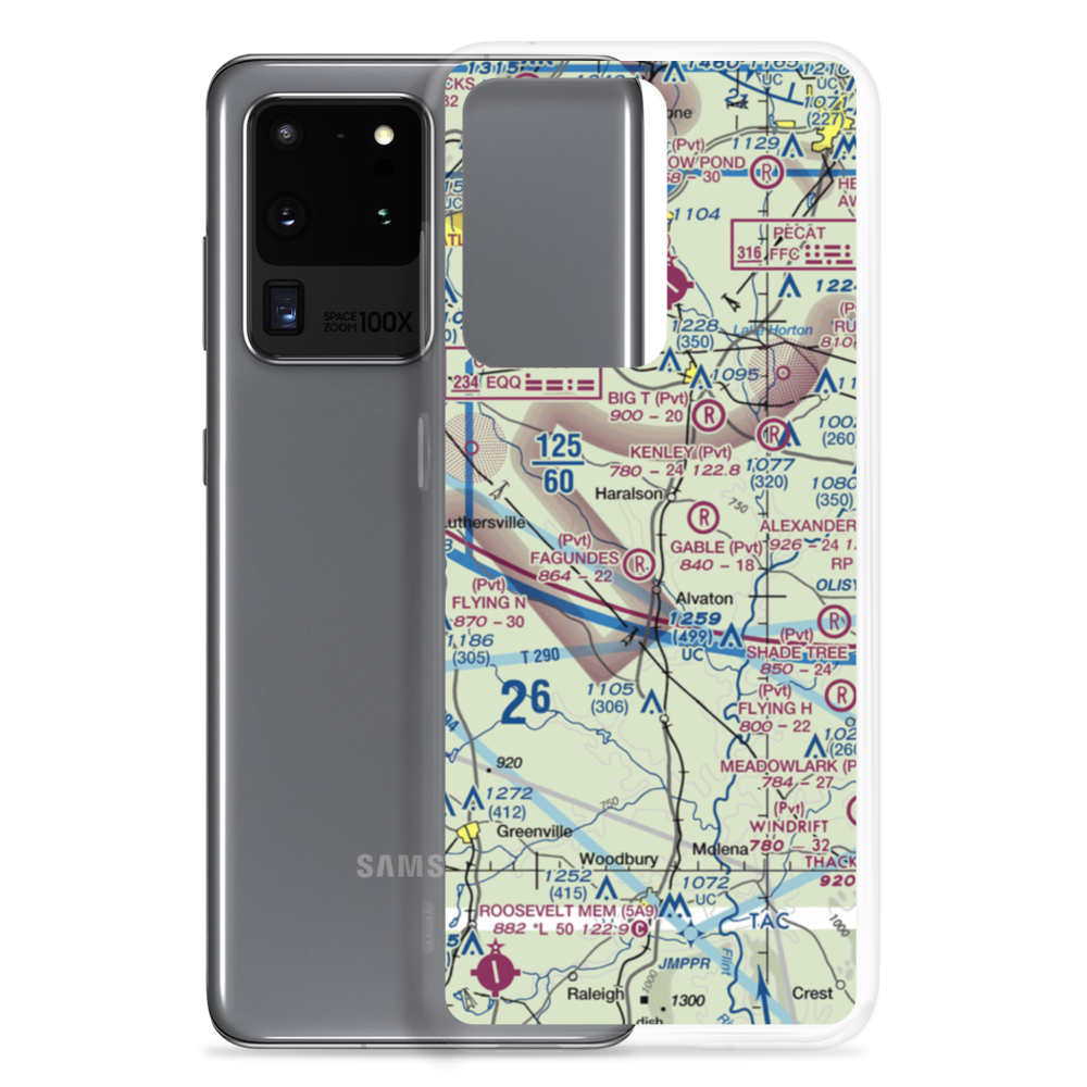 Fagundes Field (6GA1) VFR Sectional Samsung Case Samsung Galaxy S20 Ultra model shown