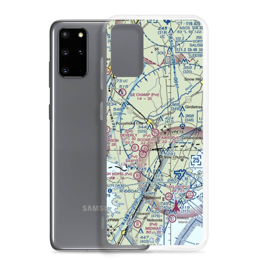 Fair's Airport (MD00) VFR Sectional Samsung Case Samsung Galaxy S20 Plus model shown