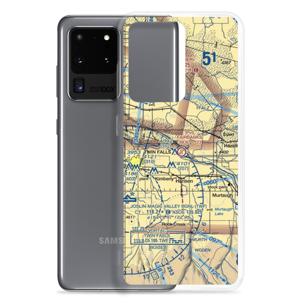 Fairbanks Airfield (1ID7) VFR Sectional Samsung Case Samsung Galaxy S20 Ultra model shown