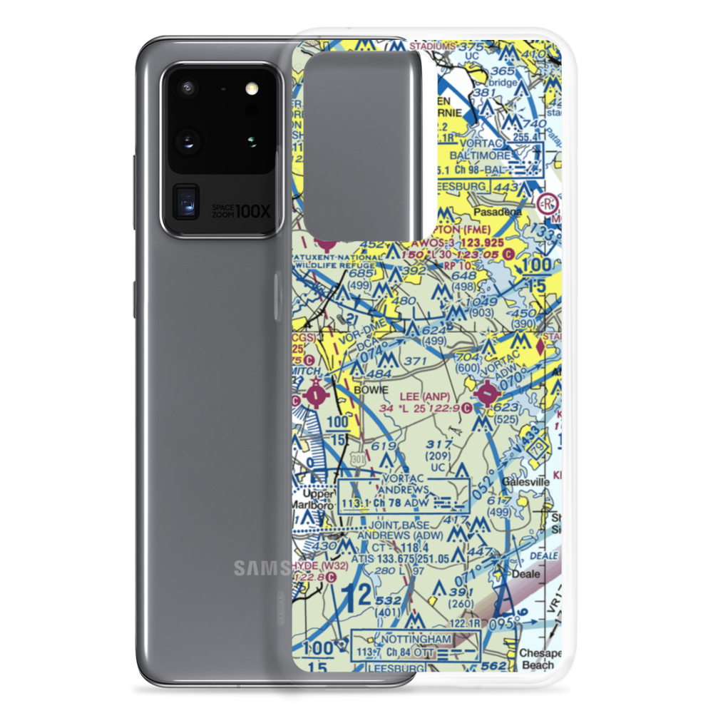 Fairview Airport (3MD4) VFR Sectional Samsung Case Samsung Galaxy S20 Ultra model shown