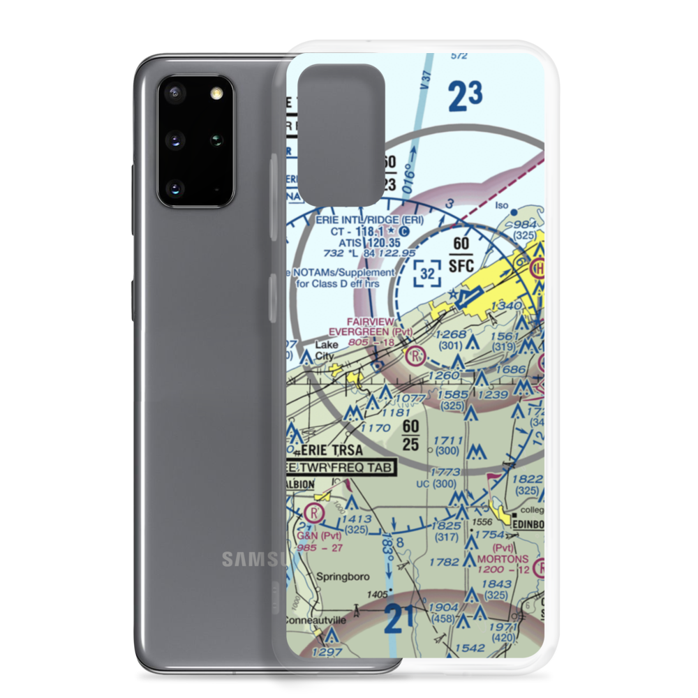 Fairview Evergreen Airport (PN18) VFR Sectional Samsung Case Samsung Galaxy S20 Plus model shown