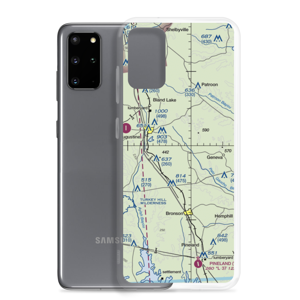 Fairway Farm Airport (86TS) VFR Sectional Samsung Case Samsung Galaxy S20 Plus model shown