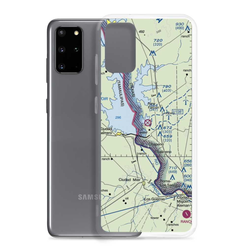 Falcon State Airport (FAL) VFR Sectional Samsung Case Samsung Galaxy S20 Plus model shown