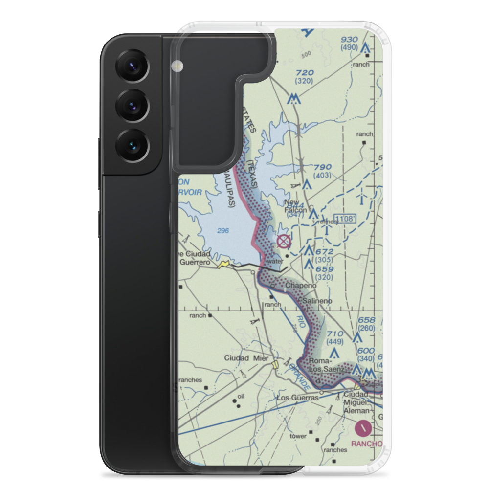 Falcon State Airport (FAL) VFR Sectional Samsung Case Samsung Galaxy S22 Plus model shown