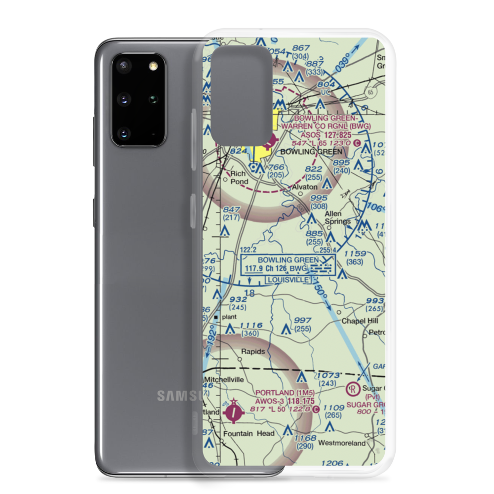 Falin Landing Strip (0KY5) VFR Sectional Samsung Case Samsung Galaxy S20 Plus model shown