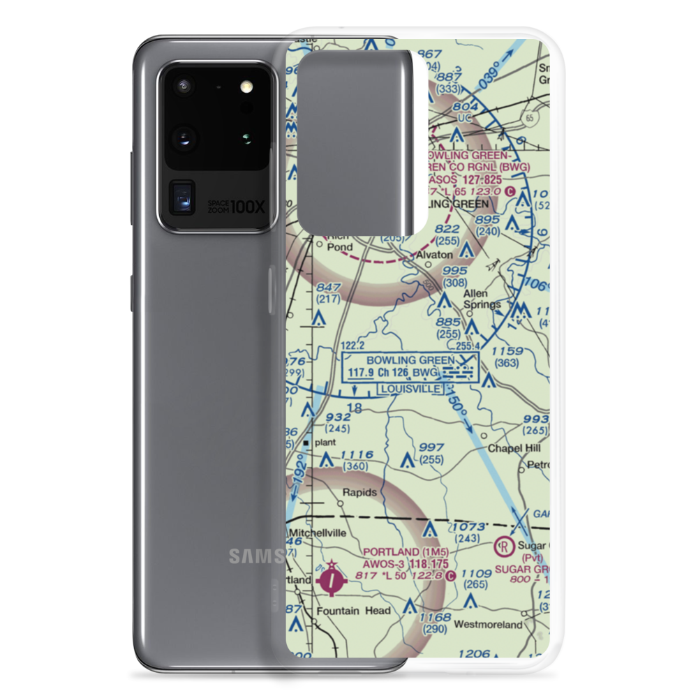 Falin Landing Strip (0KY5) VFR Sectional Samsung Case Samsung Galaxy S20 Ultra model shown