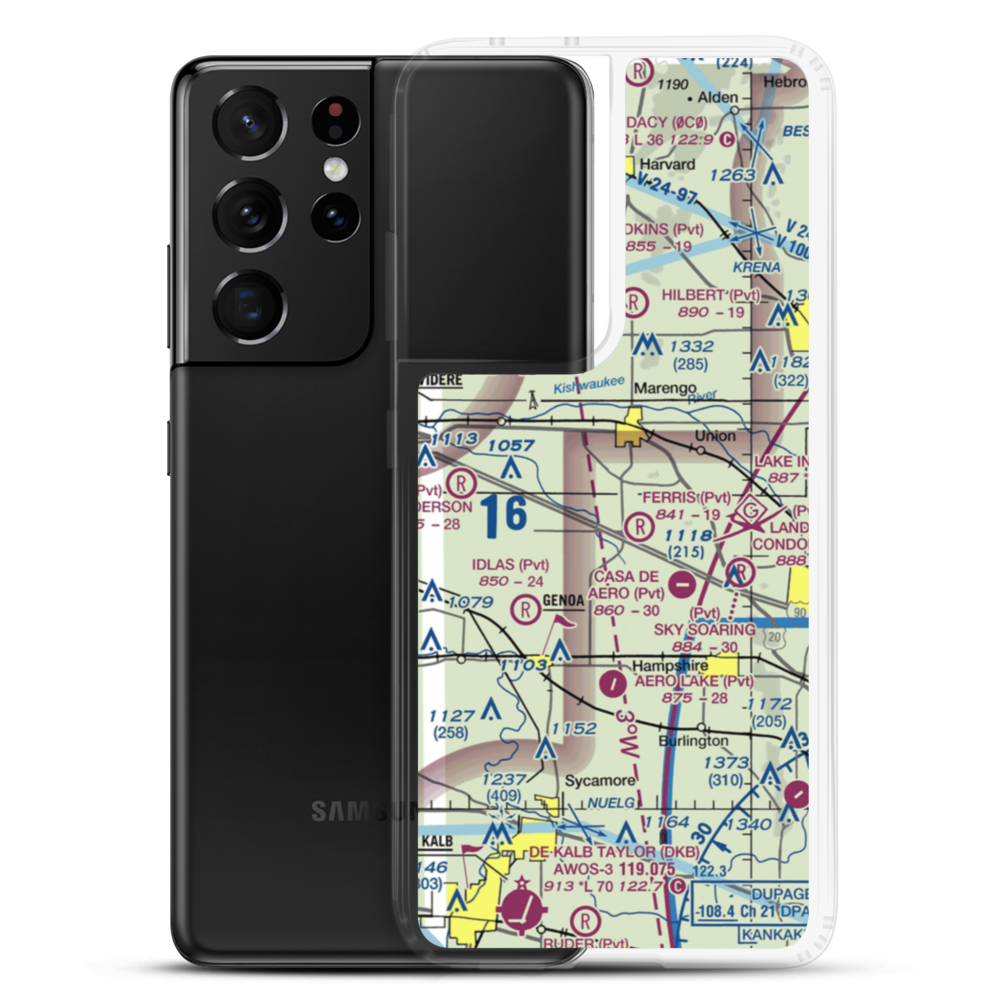 Far Field (65IL) VFR Sectional Samsung Case Samsung Galaxy S21 Ultra model shown
