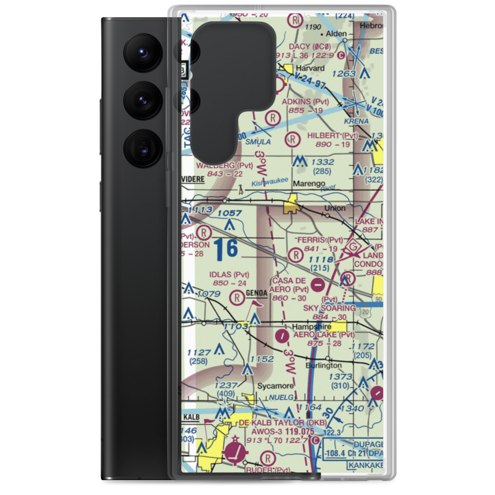 Far Field (65IL) VFR Sectional Samsung Case Samsung Galaxy S22 Ultra model shown