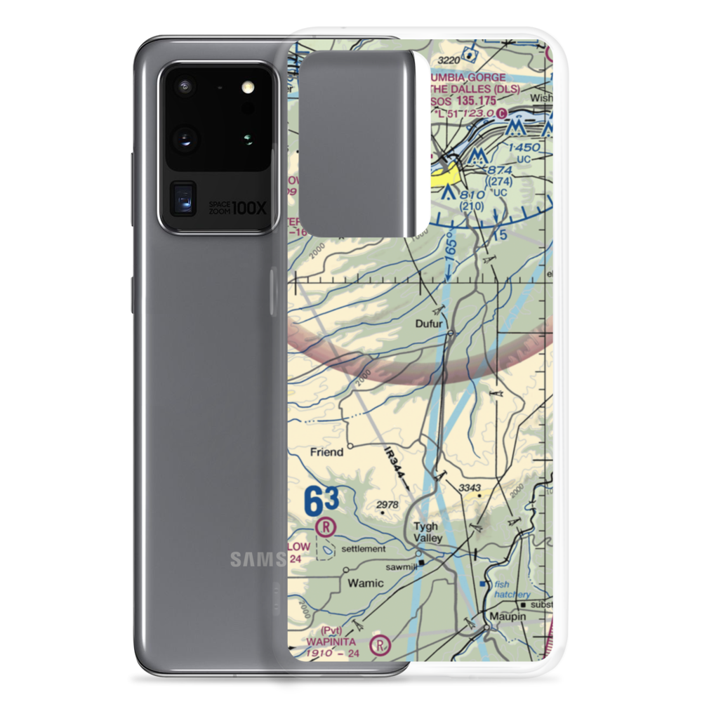 Fargher Airport (OR60) VFR Sectional Samsung Case Samsung Galaxy S20 Ultra model shown